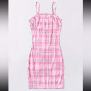Plaid cami dress